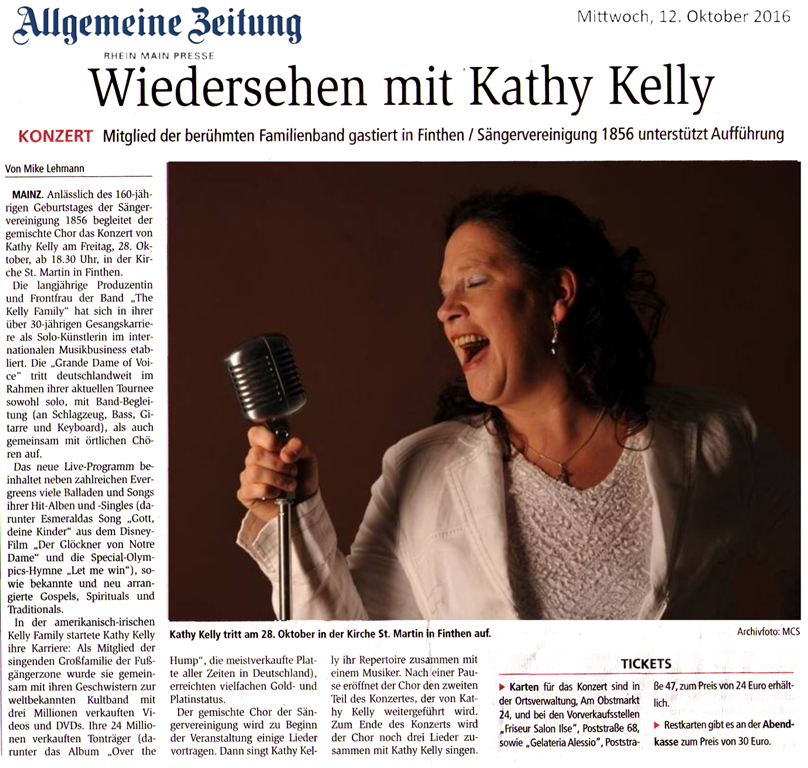 AZ Konzertankndigung Kathy Kelly